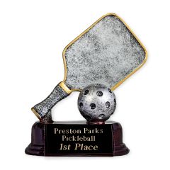 Pickleball Resin Trophy