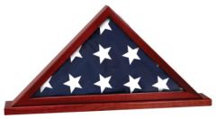 Rosewood Finish Flag Box