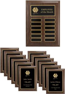 Employee Recognition Plaque Bundle
