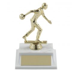 Basic Gold Bowling Trophies