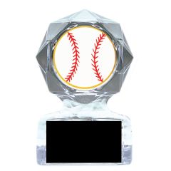 Baseball Acrylic Star Trophy