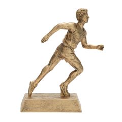 Gold Male Track Resin Award