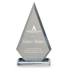 Clear Arrowhead Acrylic Award Trophies