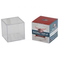 Acrylic Cube Baseball Display Case - With Engraving