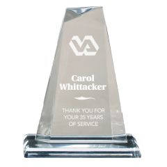 Clear Pinnacle Award Acrylic Trophies