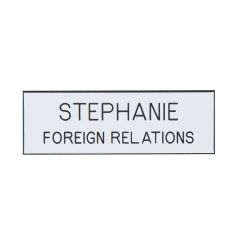 Engraved Two Line Name Tag