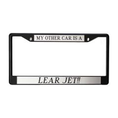 Personalized License Plate Frame - Black