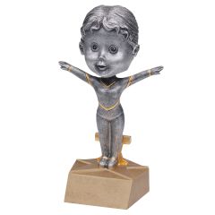 Youth Gymnastics Bobblehead Resin Trophies