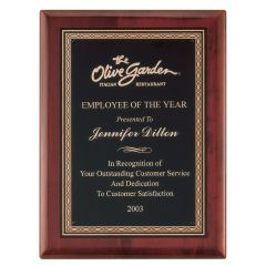 Rosewood Corporate Wall Plaques