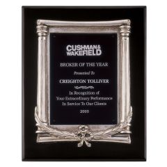 Black Engraved Corporate Awards Plaque