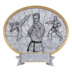 Black Belt Karate Award Resin