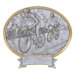 Sport Legend Oval Bicycle Racing Award