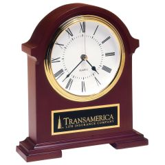Mahogany Retirement Mantel Clocks