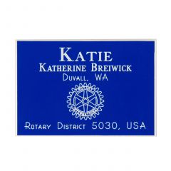 Five Line Personalized Name Tag