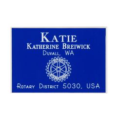 Five Line Personalized Name Tag