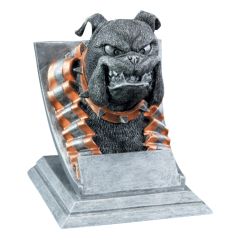 Bulldog School Mascot Resin Trophies