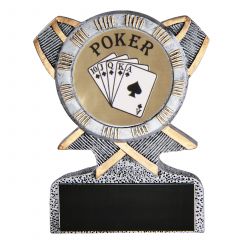 Poker Action Resin Award