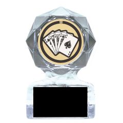 Royal Flush Acrylic Poker Trophies
