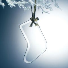 Glass Stocking Christmas Ornaments