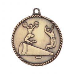Unengraved Co-Ed Cheerleading Medal