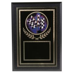 Auto Racing Flag Plaques