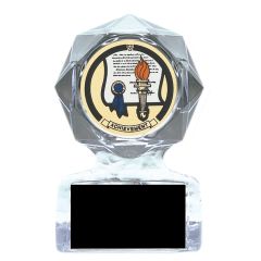 Scholastic Achievement Acrylic Star Trophy