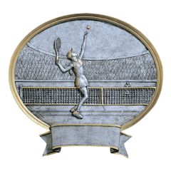 Oval Female Tennis Team Awards