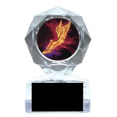 Winged Foot Track Action Acrylic Trophies