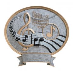 Oval Musical Trophy