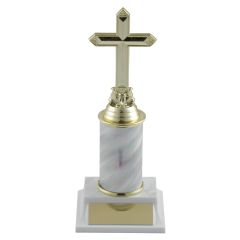 Gold Cross Column Trophies
