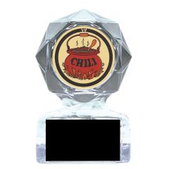 Chili Cook-off Acrylic Star Trophy