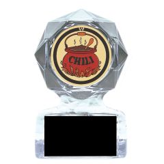 Chili Cook-off Acrylic Star Trophy