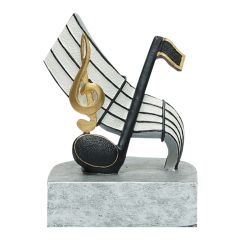 Whimsical Music Note Trophy