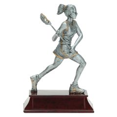 Female Lacrosse Resin Trophies