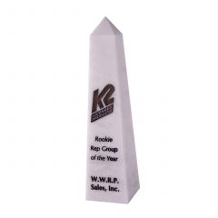 White Obelisk Marble Award