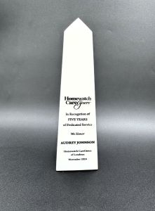 White Obelisk Marble Award