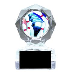 Bowling Pin Strike Acrylic Trophy