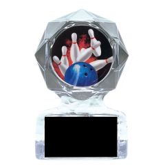 Bowling Lanes Acrylic Star Awards