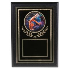 Female Gymnastics Action Plaque