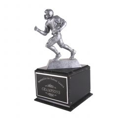 Silver Runningback Fantasy Football Perpetual Trophy