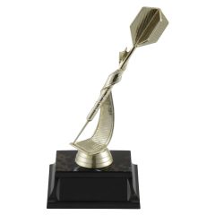 Engraved Golden Dart Trophies