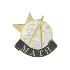 Math Achievement Lapel Pin