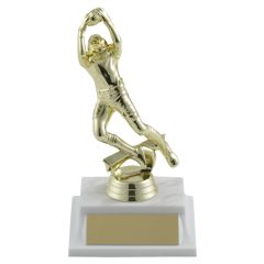 Diving Catch Wide Receiver Football Trophies