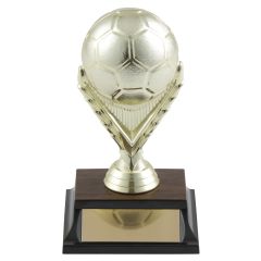 Heavy 3-D Gold Soccer ball Trophies