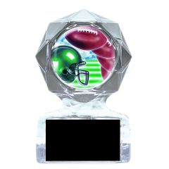 Ball And Helmet Football Acrylic Trophies