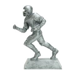 Silver Running Back Football Resin Trophy