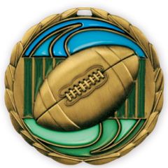 Stained Glass Football Medals
