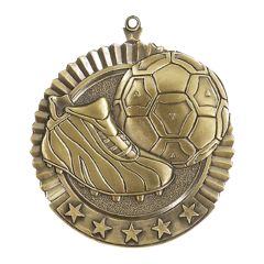  Large Value Soccer Medallion - Gold