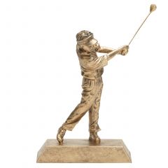 Gold Male Golf Trophy