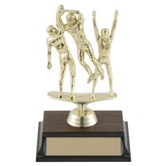Game Winning Triple Action Football Trophy